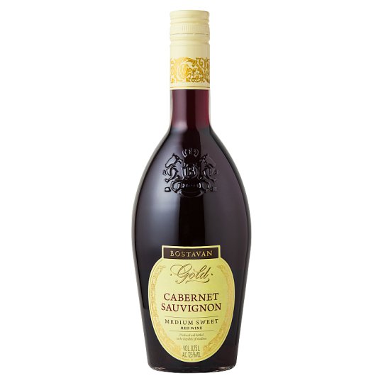 Bostavan Cabernet červené polosladké víno 0,75l