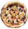 20. NAPOLI E PANCETTA / pomodoro, mozzarella fior di latte, saláma napoli, pancetta magretta (rolovaná slanina), kukurica, olivy